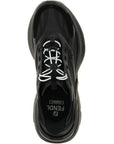 Fendi Black Calfskin Athletic Sneakers