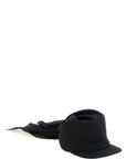 Balenciaga Black Silk Cap (Baseball Hat)