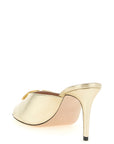 Valentino Garavani Gold Goatskin Stiletto Heel Sandals