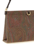 Etro Brown Cotton Clutch Bag