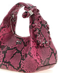 Ganni Fuchsia Recycled Polyester Handbag