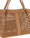 Twinset Brown Polyethylene Tote Bag