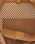 Twinset Brown Polyethylene Tote Bag