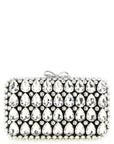 Self-Portrait Black Polyester Clutch Bag