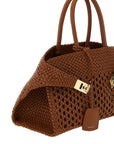 Ferragamo Brown Calfskin Handbag