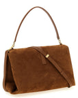 Ferragamo Brown Goatskin Shoulder Bag