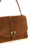 Ferragamo Brown Goatskin Shoulder Bag