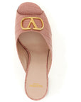 Valentino Garavani Multicolor Calfskin Stiletto Heel Sandals