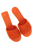 Jacquemus Orange Polyester Platform Sandals