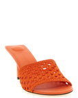 Jacquemus Orange Polyester Platform Sandals