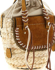 CUBA LAB Beige Pantograph Handbag