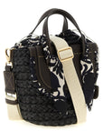 CUBA LAB Black Pantograph Handbag