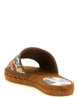 Dolce & Gabbana Multicolor Lamb Leather Slides