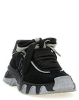 Dolce & Gabbana Black Polyamide Athletic Sneakers