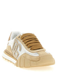 Dolce & Gabbana Beige Calfskin Athletic Sneakers