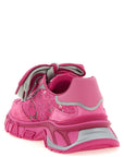Dolce & Gabbana Fuchsia Polyamide Athletic Sneakers