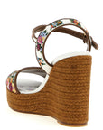 Dolce & Gabbana Multicolor Polyamide Wedge Sandals