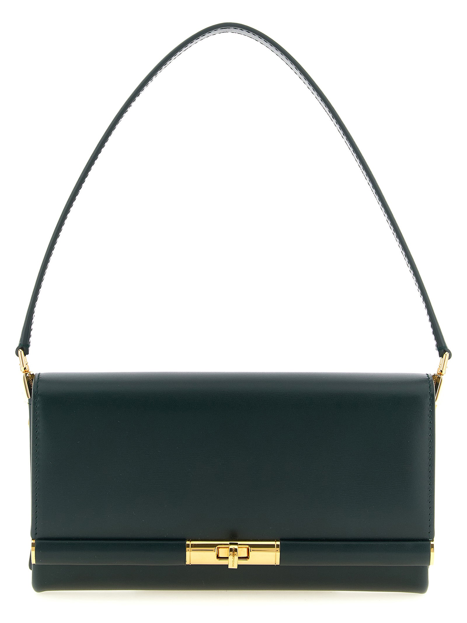 Dolce &amp; Gabbana Bicolor Calfskin Shoulder Bag