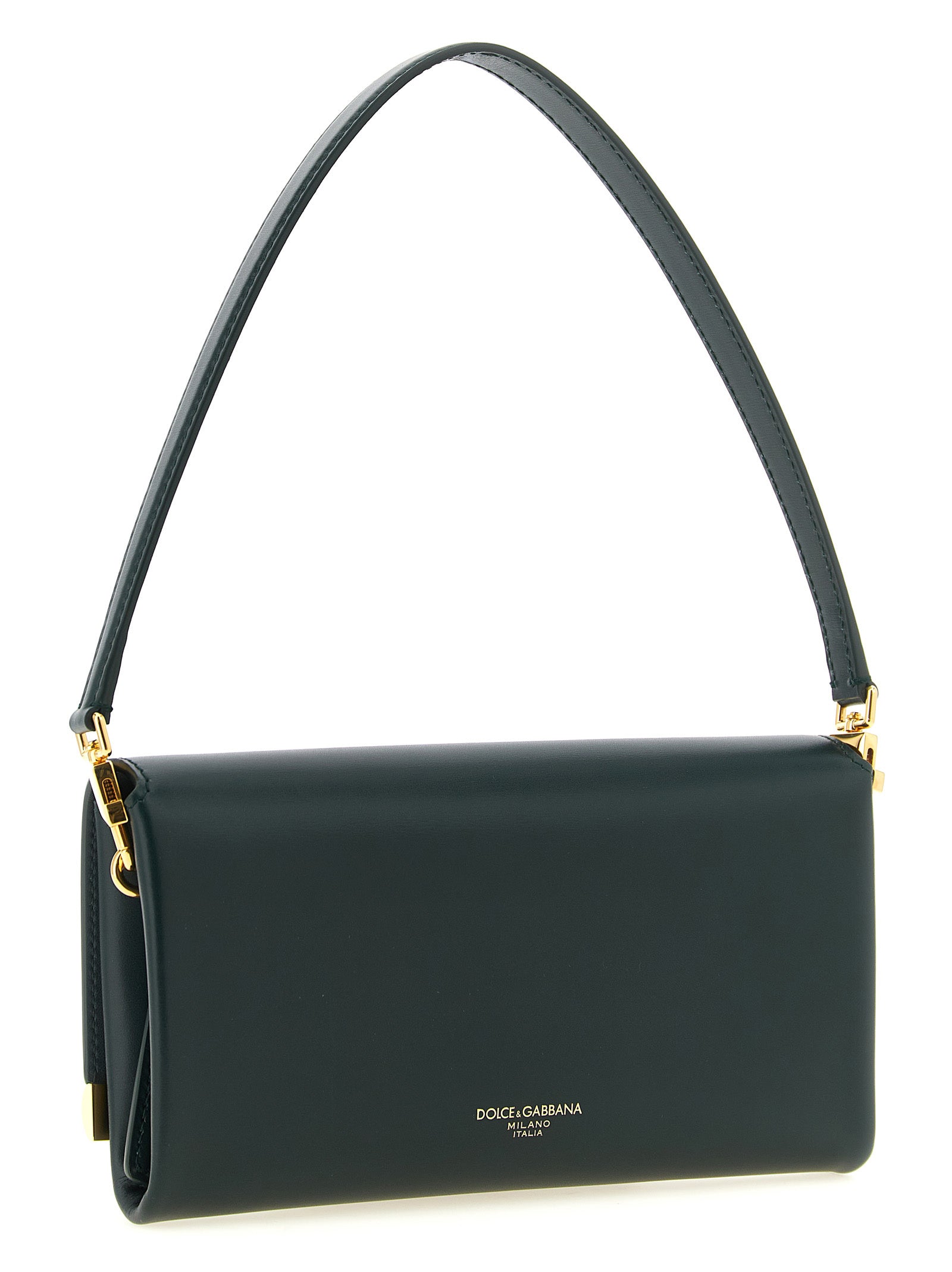 Dolce &amp; Gabbana Bicolor Calfskin Shoulder Bag