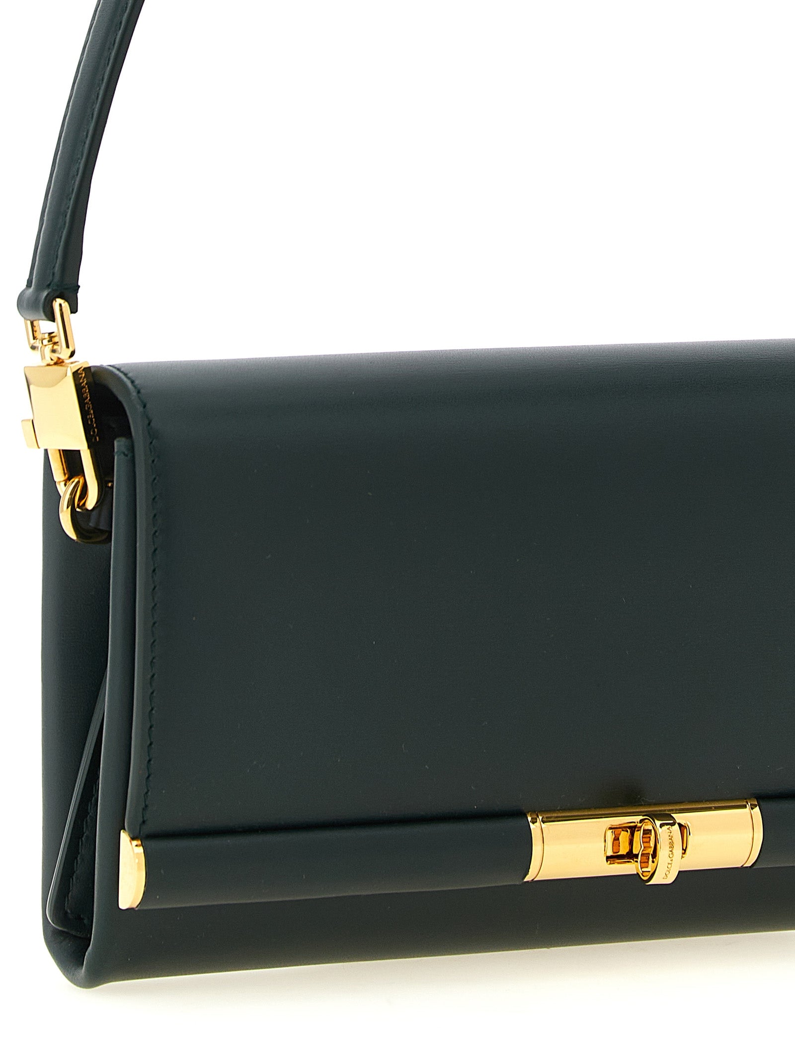 Dolce &amp; Gabbana Bicolor Calfskin Shoulder Bag