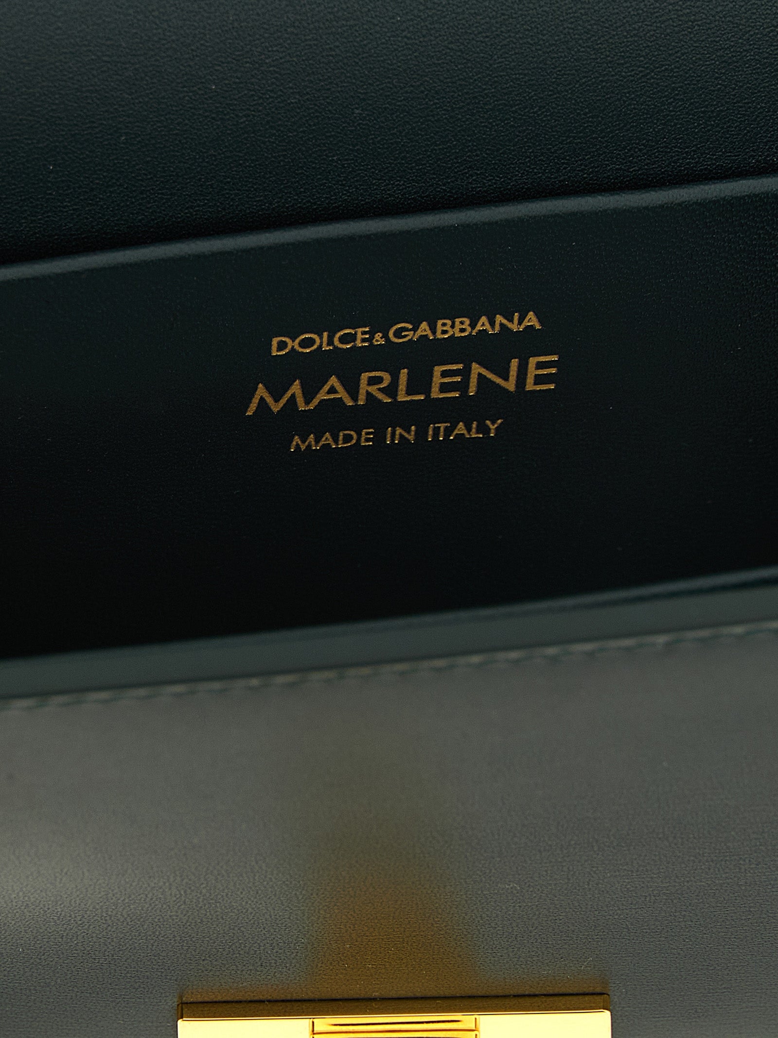 Dolce &amp; Gabbana Bicolor Calfskin Shoulder Bag