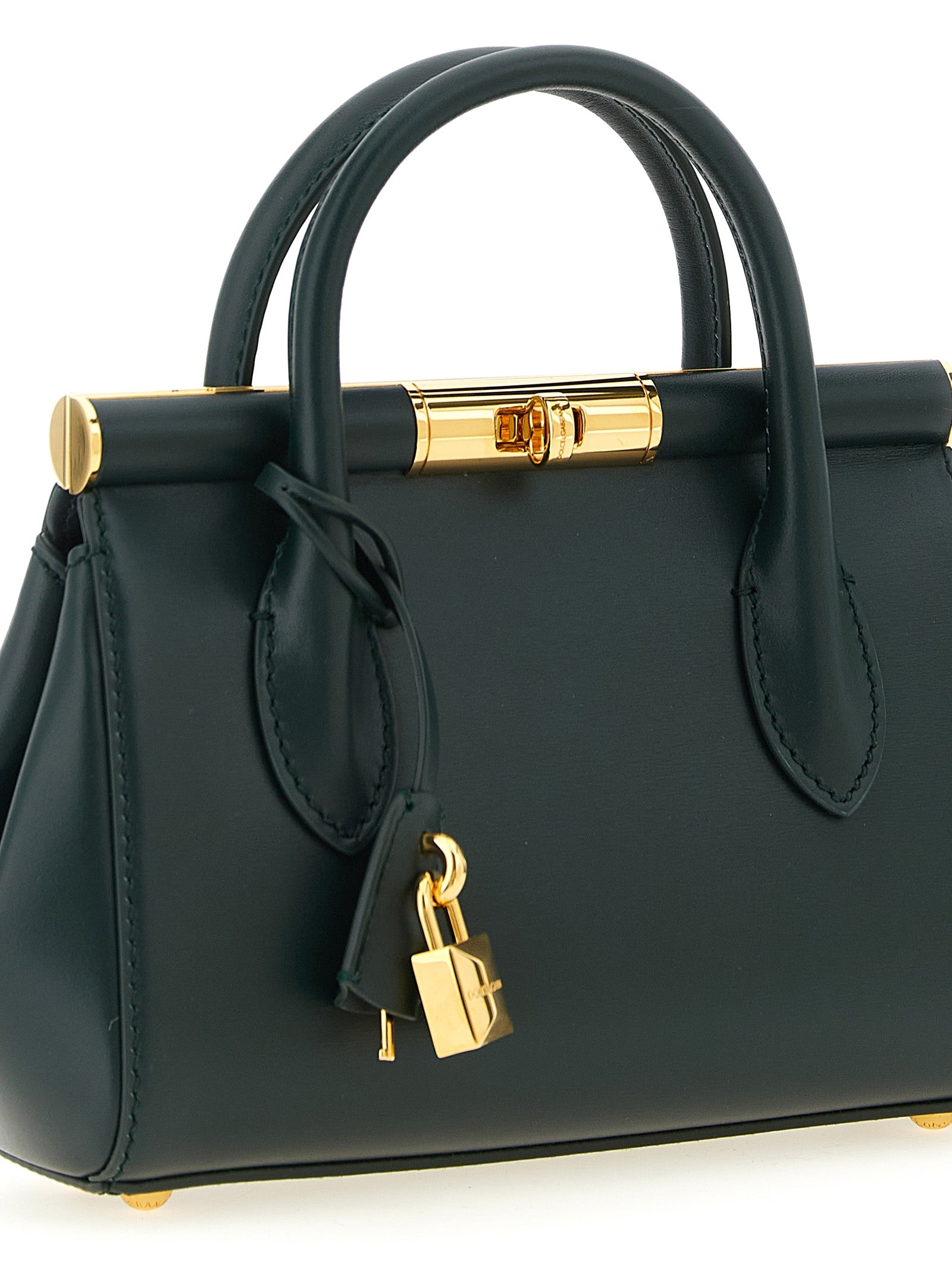 Dolce &amp; Gabbana Bicolor Calfskin Handbag