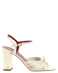 Valentino Garavani White Goatskin Stiletto Heel Sandals