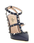 Valentino Garavani Blue Goatskin High Heel Pumps