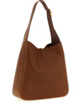 Saint Laurent Brown Calfskin Shoulder Bag
