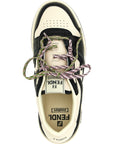 Fendi Bicolor Calfskin Athletic Sneakers