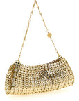 Paco Rabanne Gold Brass Clutch Bag