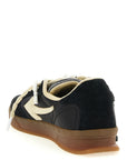 Off-White Black Nylon Athletic Sneakers