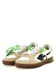 Off-White Multicolor Nylon Athletic Sneakers