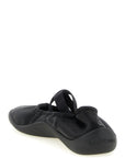 Balenciaga Black Polyester Ballet Flats