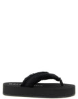 Balenciaga Black Viscose Slides