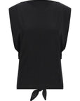 Jacquemus Black Paper Sleeveles T-Shirt