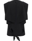 Jacquemus Black Paper Sleeveles T-Shirt