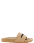 Balenciaga Beige Plastic Slides
