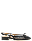 Valentino Garavani Black Leather Ballet Flats