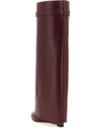 Givenchy Bordeaux Calfskin Over The Knee