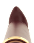 Givenchy Bordeaux Calfskin Over The Knee