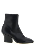 Jil Sander Black Calfskin Ankle Boots