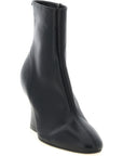 Jil Sander Black Calfskin Ankle Boots