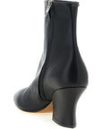 Jil Sander Black Calfskin Ankle Boots