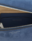 Tory Burch Blue Lamb Leather Handbag