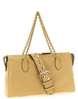 Valentino Garavani Beige Lamb Leather Shoulder Bag
