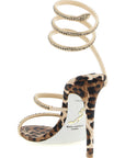 RENE CAOVILLA Multicolor Viscose Stiletto Heel Sandals
