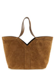 Saint Laurent Brown Calfskin Tote Bag