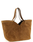 Saint Laurent Brown Calfskin Tote Bag