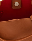 Christian Louboutin Brown Calfskin Tote Bag